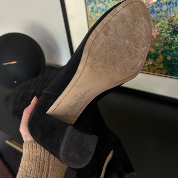 Sam Edelman Caprice Suede Boot Size 6 - Black - Picture 5 of 6